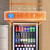 Vushine 24 Inch Beverage Refrigerator, 180 Cans Under Counter Refrigerator with Glass Door Built-in or Freestanding, Drink Fridge for Soda Beer Wine-Kitchen Bar Office
