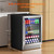 Vushine 24 Inch Beverage Refrigerator, 180 Cans Under Counter Refrigerator with Glass Door Built-in or Freestanding, Drink Fridge for Soda Beer Wine-Kitchen Bar Office
