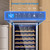 Vushine 24 Inch Wine Fridge, 54 Bottles Wine Refrigerator with Glass Door Built-in or Freestanding, Under Counter Wine Fridge Quick Cooling&Low Noise-Kitchen Bar Office