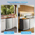 Vushine 24 Inch Outdoor Beverage Refrigerator, 180 Cans Drink Fridge with Stainless Steel Door Built-In or Freestanding, Outdoor Fridge for Patio & Waterproof for Soda Beer Wine-Kitchen Bar Office