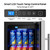 Vushine 15 Inch Outdoor Fridge, 92 Cans Beverage Refrigerator with Stainless Steel Door Built-In or Freestanding, Outdoor Refrigerator for Patio & Waterproof for Soda Beer Wine-Kitchen Bar Office