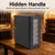 12 Bottle Thermoelectric Wine Cooler, Freestanding Quiet Wine Fridge w/ LED