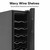 12 Bottle Thermoelectric Wine Cooler, Freestanding Quiet Wine Fridge w/ LED