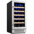 Garvee 28-Bottle Wine Fridge, 15-Inch Built-In Single-Zone Wine Cooler
