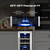 Yeego 12 Inch Wine Fridge, 17 Bottle Dual Zone Wine Cooler with Glass Door