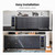 Yeego 12 Inch Wine Fridge, 17 Bottle Dual Zone Wine Cooler with Glass Door