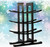 UXUGHGHTI Wine Display Rack Black Tabletop Bottle Holder Organizer