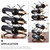 HOMOCONO 6-Slot Metal Wine Rack Countertop Bottle Display Stand for Home