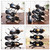 Metal Six Bottle Wine Rack, Removable Vertical Holder for Home Bars