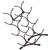 Metal Wine Rack Single Bottle Holder for Tabletop Display and Home Bars