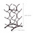 SEWACC Iron Wine Rack, Vertical Display Holder for Home Countertops