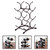 SEWACC Iron Wine Rack, Vertical Display Holder for Home Countertops
