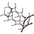 TOKIDNY Iron Wine Rack Holder for Home Bar Countertop Display