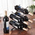 Abaodam Six Bottle Metal Wine Rack Countertop Holder for Red Wine Display