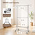 Coemfcaer Clothes Rack, Heavy Duty Clothing Rack Load 850 LBS, Silver