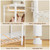 ONBRILL F6 Freestanding Large Corner Metal Closet Organizer Storage System