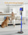 Cordless Vacuum Cleaner, Upgraded 650W 60KPA 70Mins Vacuum Cleaners for Home with Self-Standing Vacuum Cleaner Stick, Anti-tangle Wireless Vacuum, OLED Screen 1.8L Cup for Pet Hair/Carpets/All Floor