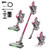 CDYJLDY 600W/50Kpa Cordless Vacuum Cleaners for Home, 50Mins Stick Vacuum with Self-Standing,Anti-Tangl,Lightweight Wireless Vacuum for Hardwood Floors Carpet Pet Hair Car(Purple)