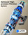 Hanmoish Cordless Vacuum Cleaner, Stick Vacuum Cleaner 680W 58KPa Vacuum Cleaners for Home, with 3 Adjustable Modes, Max 85 Mins, Lightweight Vacuum for Home Floor Carpet Cleaning