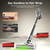 Shieal Cordless Stick Vacuum Cleaner - Rechargeable,45Kpa Powerful Suction Vacuum for Home,45Mins Runtime,Detachable Battery,Anti-Tangle, 8 in 1 Lightweight Vacuum for Pet Hair Carpet Hardwood, Silver