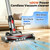 Cordless Vacuum Cleaner for Home, 40KPa Stick Vacuum with Dual Dust Cup