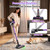 Cordless Vacuum Cleaner,500W 45KPa 40Mins Hyper Speed Suction Vacuum Cleaners for Home,Anti-Tangle Self-Standing Stick Vacuum with LED Display,Rechargeable Vacuum Cleaner for Floors, Pet Hair, Carpets