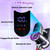 Cordless Vacuum Cleaner,500W 45KPa 40Mins Hyper Speed Suction Vacuum Cleaners for Home,Anti-Tangle Self-Standing Stick Vacuum with LED Display,Rechargeable Vacuum Cleaner for Floors, Pet Hair, Carpets
