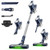 Clinkal 6-in-1 Cordless Stick Vacuum, Powerful Suction for Hardwood Floor & Carpet, Anti-Tangle Pet Hair Brush, Lightweight Self-Standing Vacuum Cleaner