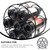 Wakauto Black Iron Wine Rack Bottle Tabletop Holder for Red Wine Display