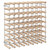 CATRP-Flower Stand Wine Rack for 72 Bottles Solid Wood