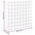CATRP-Flower Stand Wine Rack for 72 Bottles Solid Wood