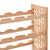 Wine Rack for 25 Bottles Solid Walnut Wood 24.8"x9.8"x28.7