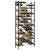 CATRP-Flower Stand Wine Rack for 96 Bottles Black Iron