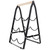 Gatuida Foldable Metal Wine Rack with Wood for Tabletop Bottle Storage