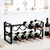 HRUSGO Wine Rack for Countertop – 8 Bottles Stackable Freestanding Wine Bottle Holder for Kitchen, Pantry & Bar Cabinet – Compact Small Tabletop Wine Holder Stand for Tight Spaces (2 Tier)