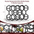 HRUSGO 3-Tier Hexagon Metal Countertop Wine Rack, 11 Bottles Tabletop Wine Bottle Holder Stand for Cabinet Pantry, Indoor Outdoor Home Bar Storage Organizer