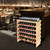 VEVOR 8-Tier 72 Bottles Stackable Modular Wine Rack, Freestanding Wines Holder Display Shelf, Solid Bamboo Wood Storage Racks, Wobble-Free Shelves for Kitchens, Dining Rooms, Cellars, Natural Color