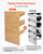 VEVOR 72 Bottle Stackable Modular Wine Rack, 8-Tier, Floor Freestanding Wine Storage Rack, Sturdy Wines Holder Display Shelf, Wobble-Free Shelves, Easy Assembly, for Kitchen, Cellar, and Bar, Natural
