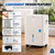 6000 Sq.Ft. Energy Star Dehumidifier for Basement, Max 100Pint/Day Smart WiFi Dehumidifier with Drain Hose, Voice & APP Control, Adjustable Humidistat for Home, Bedroom, Bathroom, Garage, RV(White)