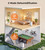 SEMKAP 2500 Sq.Ft Max 32 Pints Dehumidifier for Basement with Drain Hose