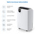 Yaufey 31 Pint Dehumidifier for Basement Home 2500 Sq. Ft. with Drain Hose