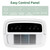 Uhome 150 Pints Dehumidifier with Pump - 7000 Sq. Ft Quiet Dehumidifier for Home, Large Basement, Storages and Large Rooms with 1.85Gallon Water Tank