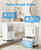 Trazico 1500 Sq.Ft Dehumidifier for Basement, with Drain Hose, 21 Pints