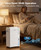 Trazico 1500 Sq.Ft Dehumidifier for Basement, with Drain Hose, 21 Pints