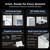 AEOCKY Max 50 Pint/D 3000 Sq.Ft Dehumidifier with Drain Hose, Quiet