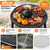 Wood Burning Fire Pit - Outdoor BBQ Grill Table, Portable Fire Bowl for Patio, Backyard, Camping, Cozy Gatherings, Heat Source for Outdoor Entertainment