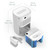 Pure Enrichment PureDry Mini Dehumidifier, 27 oz Tank, Removes 300 mL/Day
