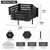Camping Fire Pit, Wood Burning Fire Bowl with Grilling Net