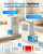 Dehumidifiers for Home, 2000 Sq.Ft New Rotary Dehumidifier with Drain Hose/2.5L Water Tank, Quiet Dehumidifier for Basement Bedroom Bathroom RV, Auto Shut Off, Sleep Mode, 7-Color Ambient Light