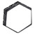 Zopsc Hexagonal Carbon Steel Fire Pit with Grill